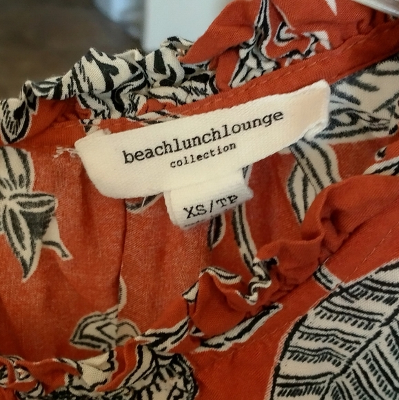 beachlunchlounge Collection Floral Tribal Midi Dress Sun Dress Size XS - Picture 11 of 11